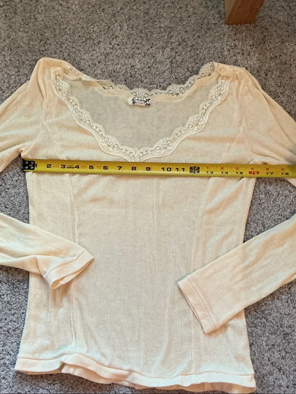 New FP Intimately by Free People Only You Long-Sleeve Top ~ Summer Yellow